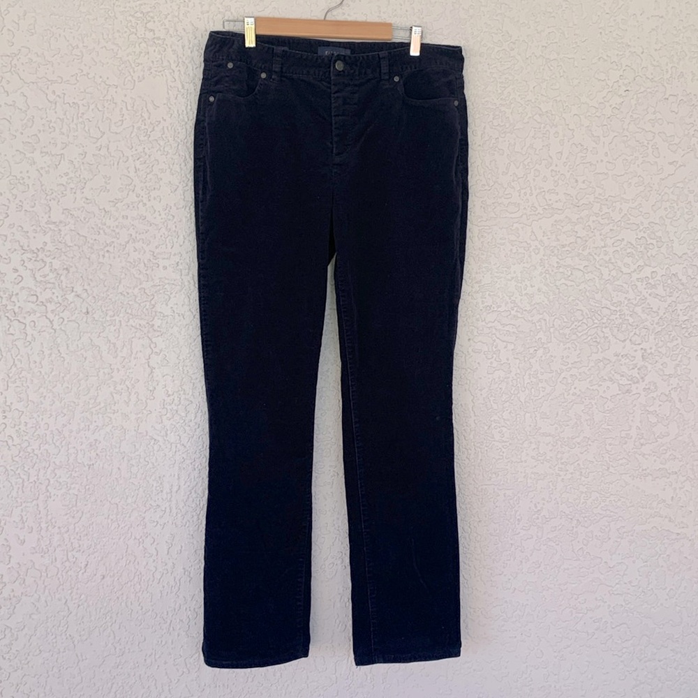 Talbots Heritage style long pants dark navy color size 14